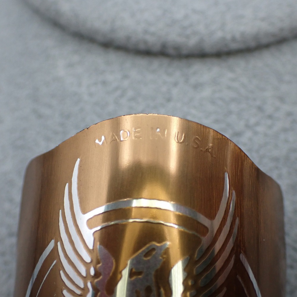 READ VTG Westfield Mfg Co Bicycle Head Badge Eagle Logo Bonze Silver Made in USA - Picture 9 of 12
